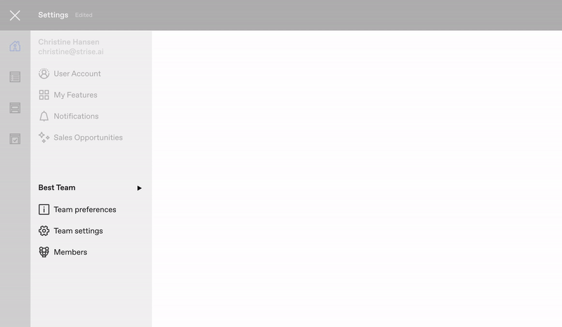 Team email