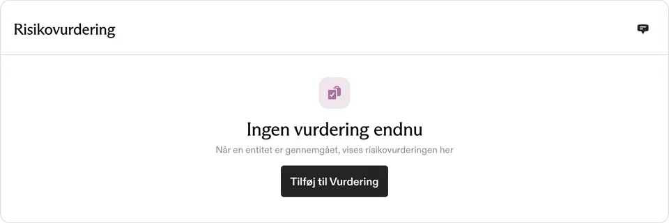Tilføj til Review fra entitetssiden