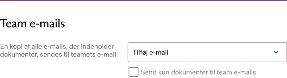 Team-e-mail